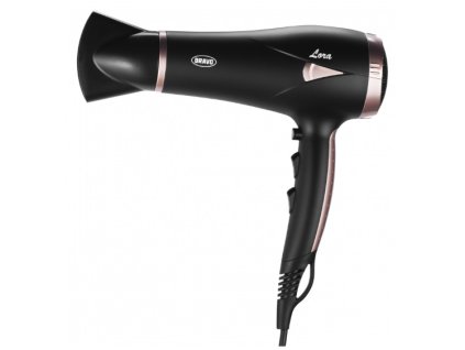 BRAVO B 4323 LORA vysoušeč vlasů černo růžový
