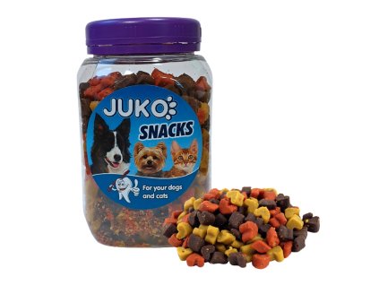 JUKO SNACKS MINI srdíčka MINI soft MIX 280g