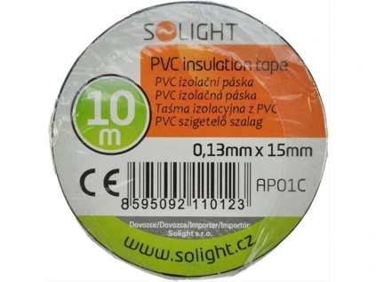 SOLIGHT AP01C 15mm x 10m izolační páska černá