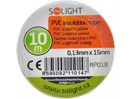 SOLIGHT AP01B 15mm x 10m izolační páska bílá