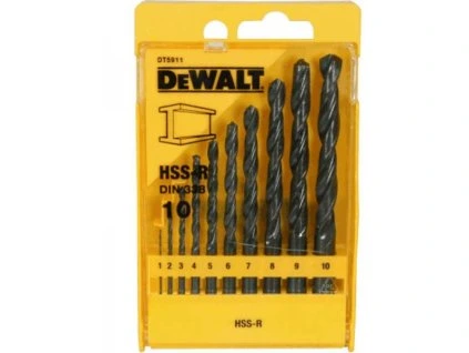 DEWALT sada vrtáků 10dílná do kovu DT5911