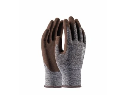 rukavice NATURE TOUCH máčené vel.7 melange hnědá spe