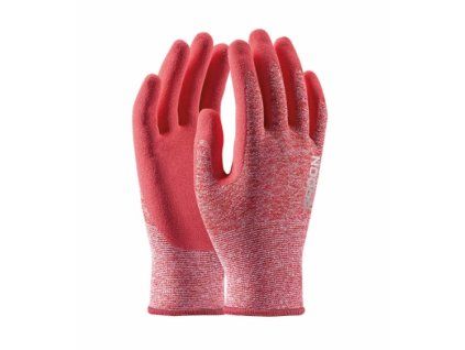 rukavice NATURE TOUCH máčené vel.6 melange růžová spe