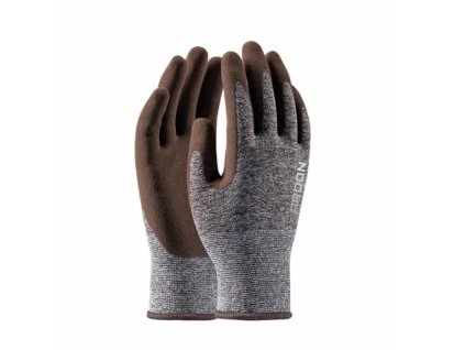 rukavice NATURE TOUCH máčené vel.9 melange hnědá spe