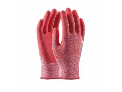 rukavice NATURE TOUCH máčené vel.9 melange růžová spe
