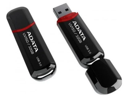 Flash Disk 32GB USB 3.1 ADATA UV150 černá (R:90 W:20)