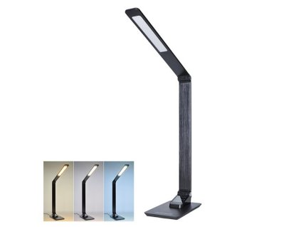 SOLIGHT WO59-B stolní lampička 8W černá stmívatelná display
