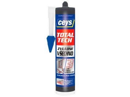 CEYS TOTAL TECH 290ml černý EXPress lepí, tmelí, opravuje