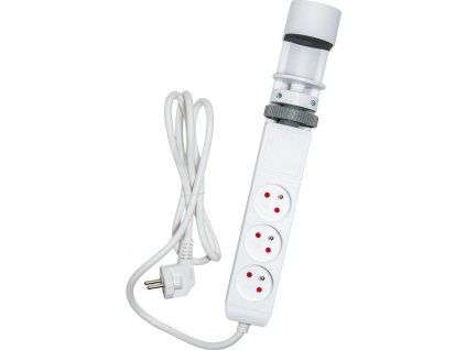 RETLUX RPC 72 prodlužovačka pod stůl 3z 1xUSB-C 2xUSB-A bílá