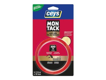 CEYS páska oboustranná 2,5m x 19mm Montack