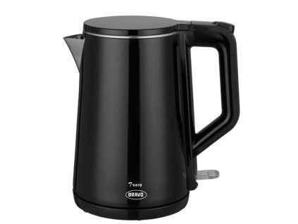 BRAVO B 5018 TRACY konvice 1,5l dvouplášťová černá