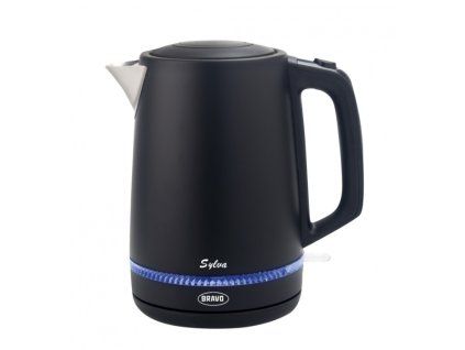 BRAVO B 4900 SYLVA konvice černá s LED osv. 1,7l STRIX