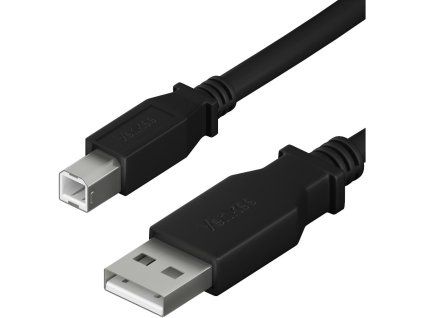 YENKEE YCU 016 BK USB A/B kabel k tiskárně 3m