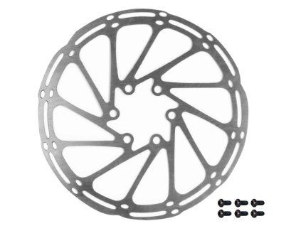 FORCE kotouč brzdový 8 160mm 6 děr stříbrný