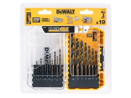 DEWALT sada vrtáků 1,0-10,0mm 19 dílná DT70728
