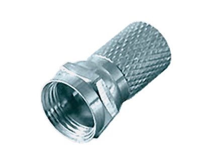 F Konektor 6.8mm s gumovým kroužkem