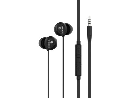 SENCOR SEP 172 VCM sluchátka černá s mikrofonem