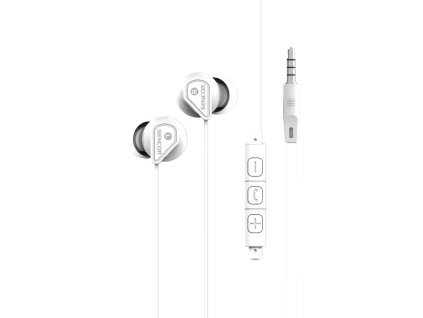 SENCOR SEP 172 VCM sluchátka bílá s mikrofonem