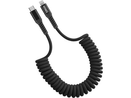 YENKEE YCU 503BK kabel kroucený USB C/Lightning 1,5m
