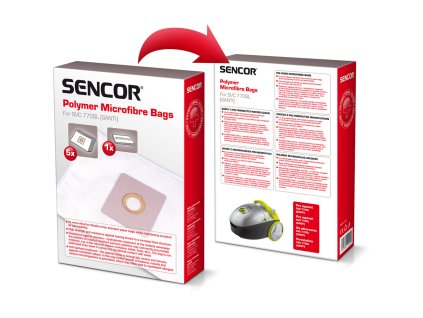 SENCOR SVC 770 sáčky do vysavače 5ks