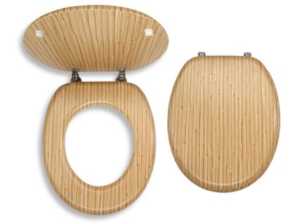 WC sedák dřevo bambus NOVASERVIS