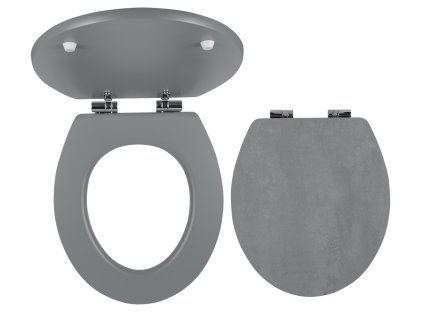 WC sedák SoftStone 2 tmavý NOVASERVIS