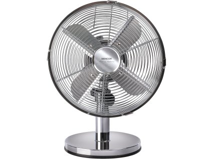 SENCOR SFE 2540SL stolní ventilátor 25cm stříbrný