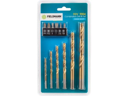 FIELDMANN FDV 9004 sada vrtáků, bity do železa