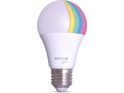 RETLUX RSH 102 E27 9W žárovka A60 RGB CCT Wi-Fi