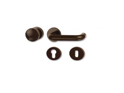 HOLAR H 07 Dveřní klika s koulí hnědá