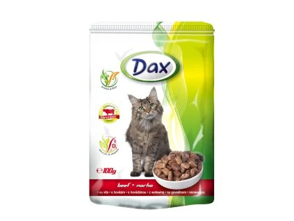 DAX kapsa pro kočky 100g hovězí 9434