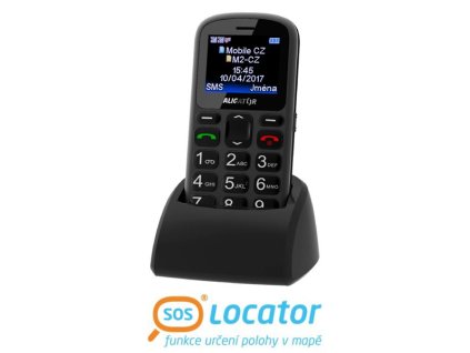 ALIGATOR A321GB DS mobilní telefon senior černý