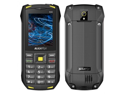 ALIGATOR R40BY eXtreme mobilní telefon černo-žlut