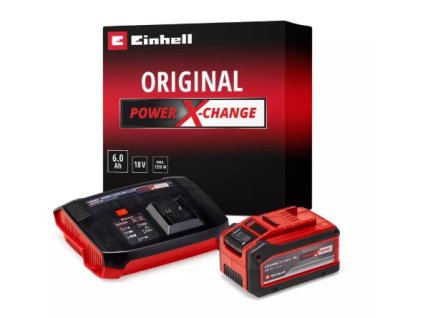 EINHELL AKU Starter-Kit 18V 4-6Ah a 6A BoostCharger PXC