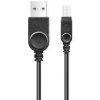 ALIGATOR kabel USB micro prodloužený 2A černý 1m AR5