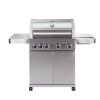 MASPORT gril plynový BBQ S/S4 3,5kW+3,0kW ušlech