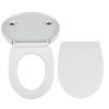 WC sedák plast SoftClose bílý new NOVASERVI