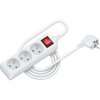 RETLUX RPC 19 prodlužka 2m 3 zásuvky 3x1,0mm s vypínačem