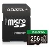 SD micro 256GB ADATA U3 C10 A2 V30 (R:180 W:160) + SD adaptér