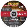PROCRAFT CD125x1.0b sada řezných kotoučů 10ks 125