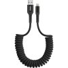 YENKEE YCU 502BK kabel kroucený USB A/Lightning 1,5m