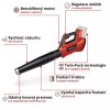 EINHELL AKU GE-LB 36/210 Li E fukar listí 2x2,5Ah