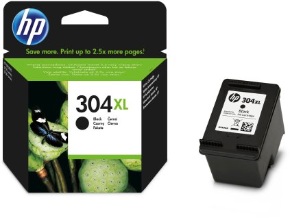 HP 304XL originální inkoustová kazeta černá N9K08AE