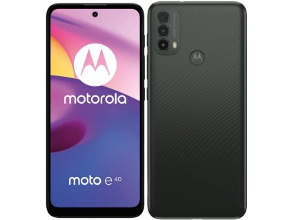 182924 motorola moto e40 64gb carbon gray