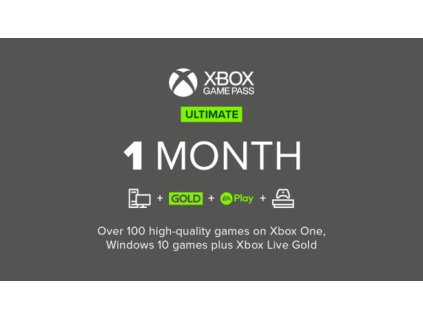 xbox game pass ultimate 1 month 1 month ultimate xbox one xbox series x s pc game microsoft store europe cover