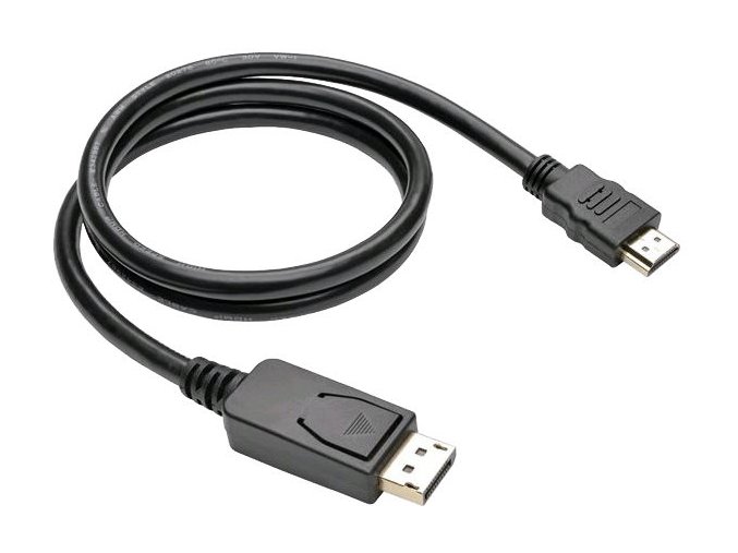 C TECH kabel DisplayPortHDMI 1m