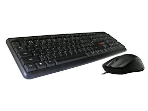 Drátový set klávesnice s myší C TECH KBM 102 BL 1