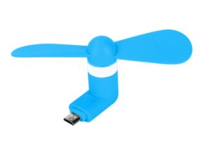 Micro USB Větráček – Modrý 1