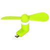 Micro USB Větráček Zelený