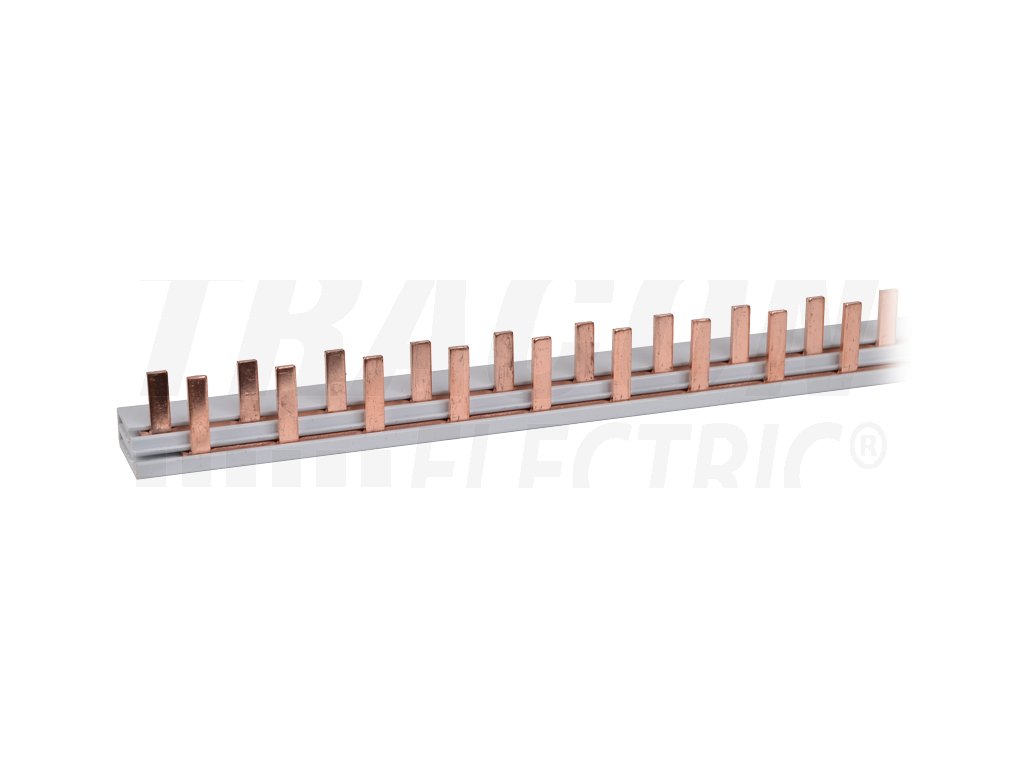 Prepojovacia lišta kolíková 1P+N 56modul 100cm TFSS-1+N